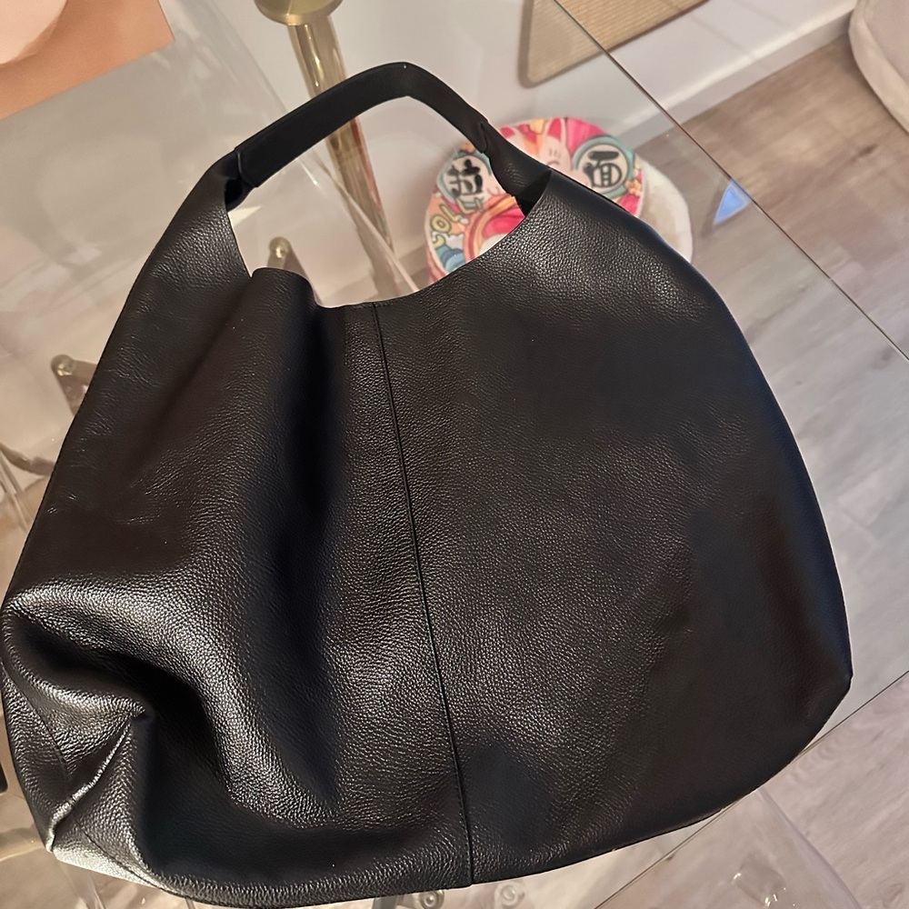 & other stories leather Black Hobo Bag - Picture 2 of 5